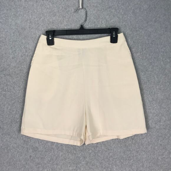 Japna Shorts Womens Medium Cream Career Church Preppy Academia Dressy Neutral - Picture 1 of 10